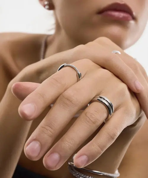 [LISSE] [925 SILVER] PAVE LINE R / [925 SILVER] PAVÉ LINE R