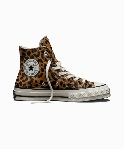 [CONVERSE] CHUCK 70 X LEOPARD PONY HAIR Black A24242C / 척 70 X  레오파드 포니 헤어 블랙 A24242C