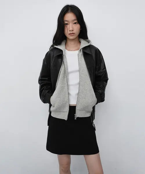 [DUNST] MINI SKIRT BLACK / MINI SKIRT_UDSK6C201_BLACK