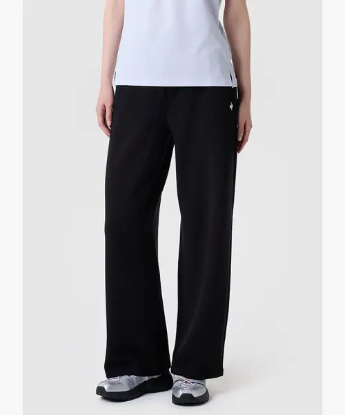 [LECOQ] Women's Cool Tension Regular Straight Pants - Black QR222OFP61 / 여성 쿨텐션 레귤러 스트레이트 팬츠  - 블랙 QR222OFP61