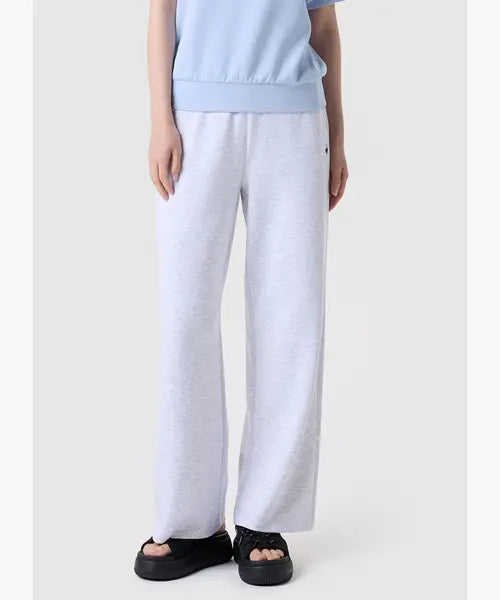 [LECOQ] Women's Cool Tension Regular Straight Pants - Gray QR222OFP61 / 여성 쿨텐션 레귤러 스트레이트 팬츠  - 그레이 QR222OFP61
