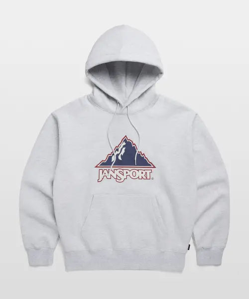 [JANSPORT] Linear Logo Hoodie Melange / 리니어 로고 후디 Melange