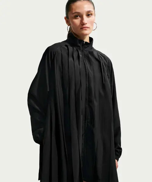 [NIKE] W NSW LS PLEATED MINI DRESS - BLACK/(BLACK) / 스포츠웨어 오버사이즈 긴소매 플리츠 미니 드레스 W - 블랙 / IF0559-010