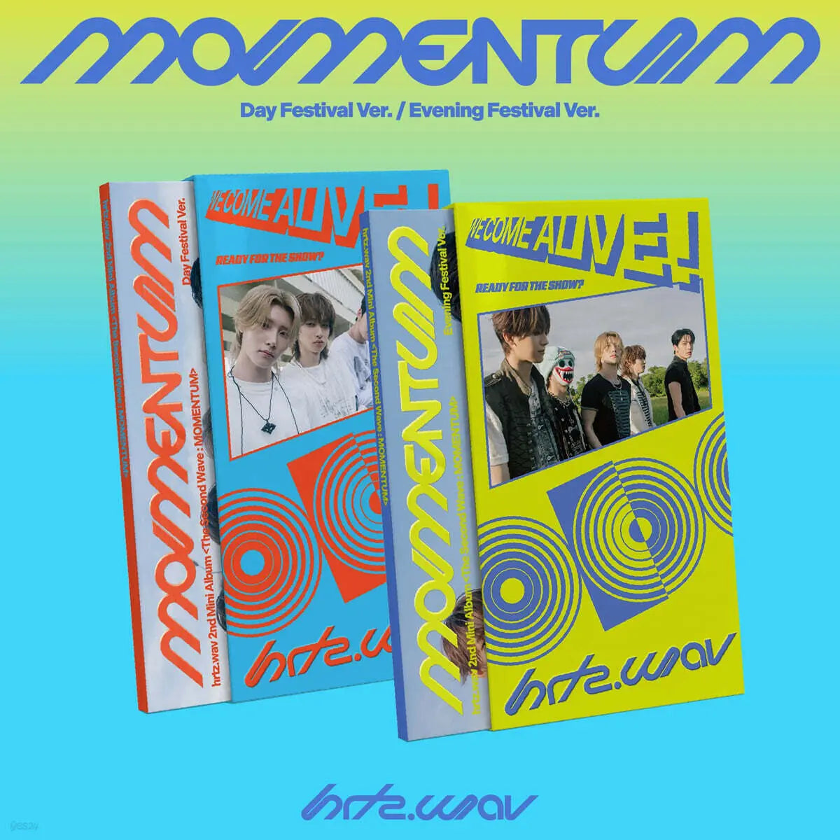 [hrtz.wav (Hertz Wave)] hrtz.wav (Hats Wave) 2nd Mini Album [The Second Wave : MOMENTUM] [2 Type Set] / hrtz.wav (하츠웨이브) - 미니앨범 2집 [The Second Wave : MOMENTUM][2종 SET]