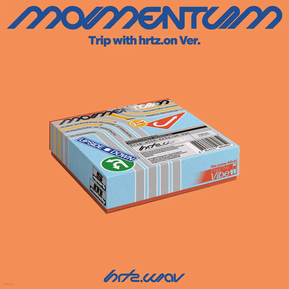 [hrtz.wav (Hertz Wave)] hrtz.wav (Hertz Wave) - 2nd Mini Album [The Second Wave : MOMENTUM] [Trip with hrtz.on Ver.] / hrtz.wav (하츠웨이브) - 미니앨범 2집 [The Second Wave : MOMENTUM][Trip with hrtz.on Ver.]