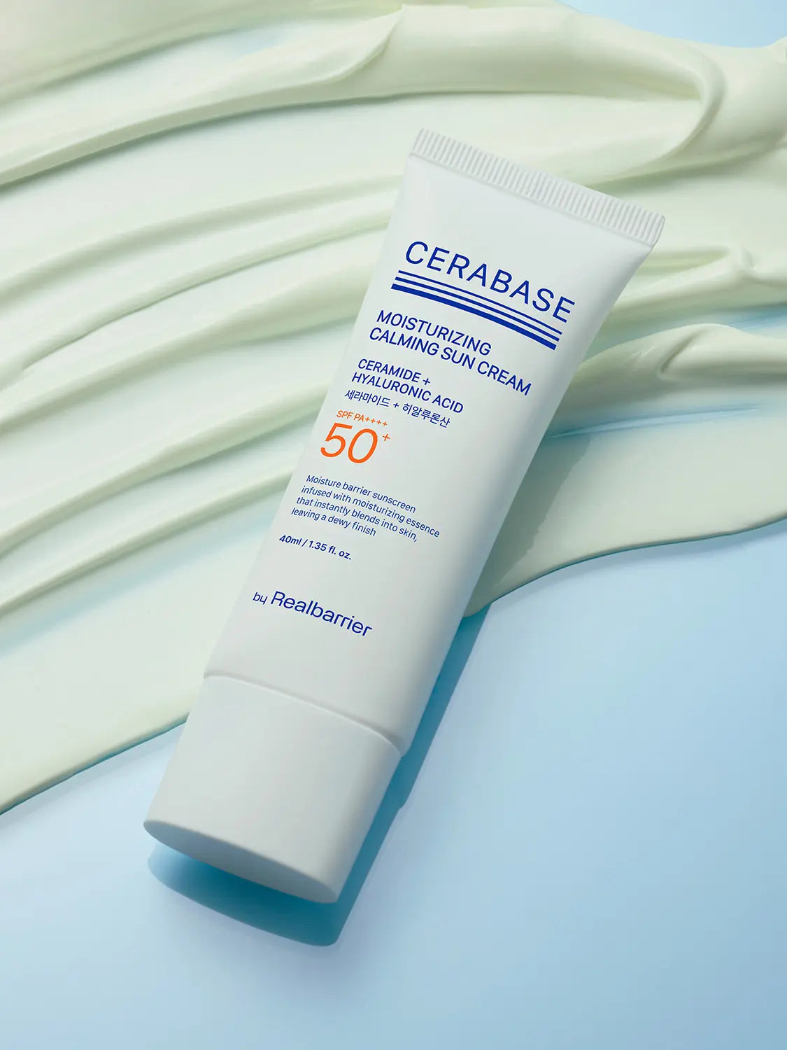 [By Real Barrier] By Ecom Ecom Real Barrier Ceramide Base Moisturizing Calming Sun Cream 40ml / 바이 리얼베리어 세라베이스 모이스처라이징 카밍 선크림 40 ml