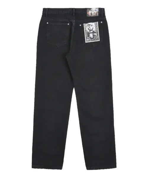 [ERSCO] Straight jeans_Black / 스트레이트 진_블랙