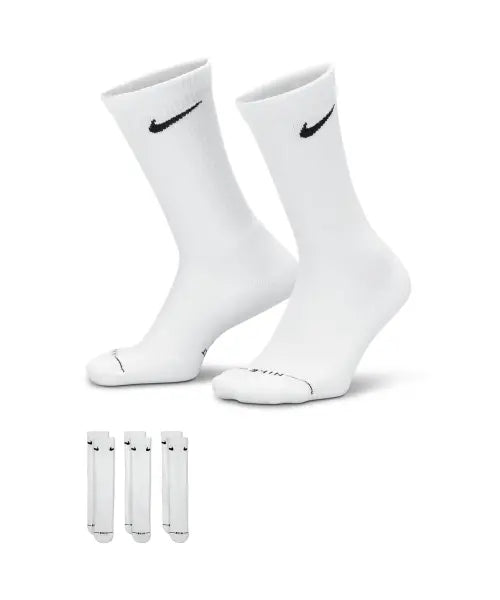 [NIKE] U NK ED ELVD CRW 3P - 144 - WHITE(BLACK)/WHITE(BLACK)/WHITE(BLACK) / 에브리데이 엘리베이티드 크루 삭스(3켤레) - 멀티컬러 / HQ4335-901