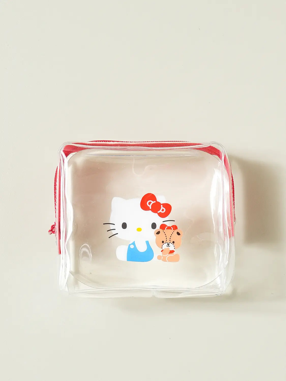 [DAISO] Hello Kitty Small Clear Pouch / 헬로키티 투명 파우치 소형
