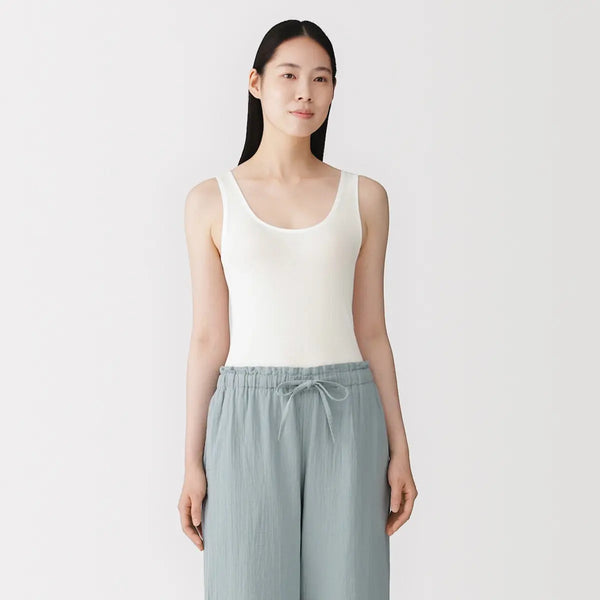 [MUJI] Women's Warm Cotton Tank Top / 여성 따뜻한 면 탱크톱