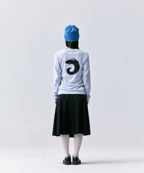 [TANSANMAGNESIUM] Hone Long Sleeve (Sky Blue/Black) / 혼 롱슬리브 (스카이블루/블랙)