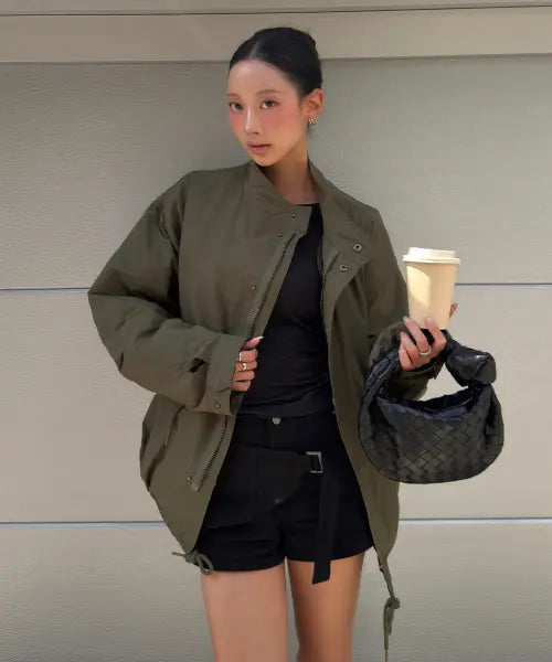[LEATHERY] M-65 over Field Jacket [3COLOR] / M-65 오버 필드 자켓 [3COLOR]