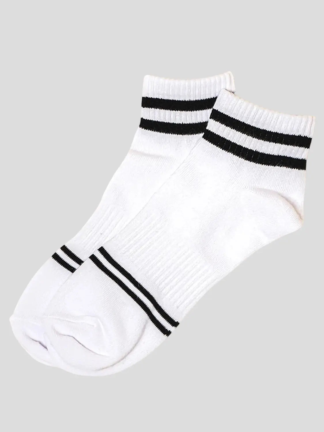 [DAISO] Men's Running Ankle Socks - White / 남성 러닝 단목 양말 화이트