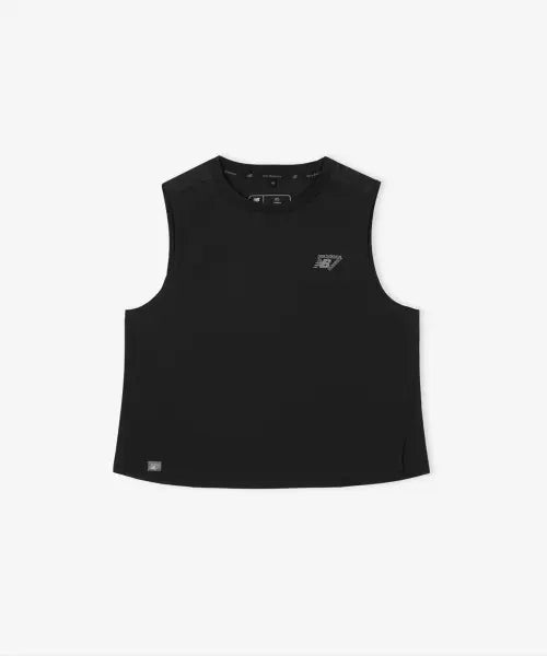 [NEW BALANCE] NBNGG35602 Women's Frozen Tricot Sleeveless Top (Black) / NBNGG35602 / WOMEN FROZEN 트리코트 나시 (BLACK)