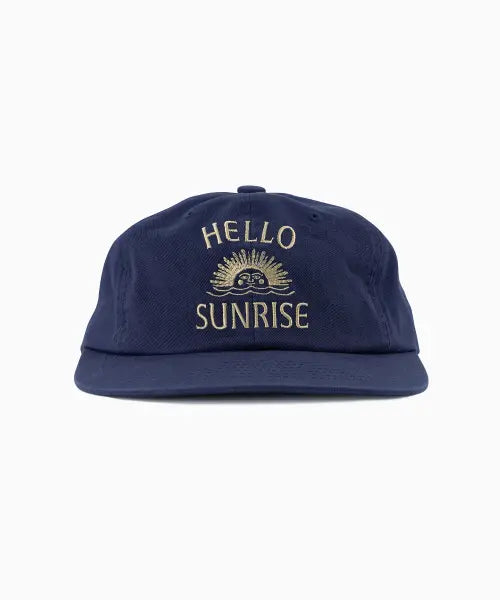 [HELLO SUNRISE] Broadway Relaxed Fit 6P Cap_Navy