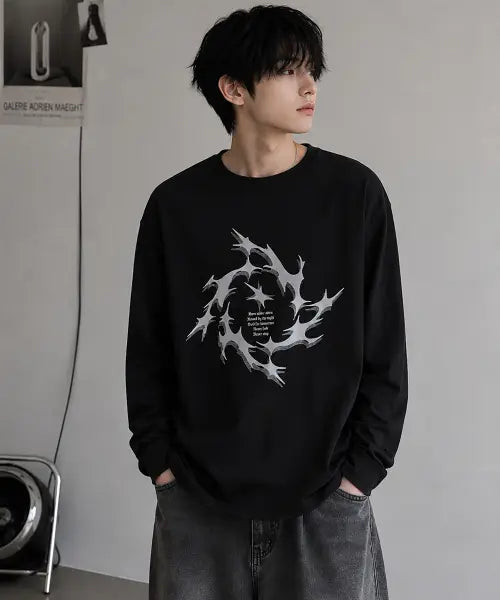 [DOTON] THORN HALO LONG SLEEVE (Black)