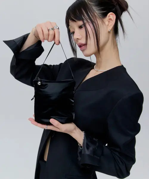 [SWEETCH] HANDLE POUCH 001 Glossy Black