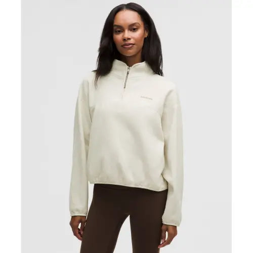 [LULULEMON] Tumbled Fleece Half-Zip Jacket / 텀블드 플리스 하프집 재킷  LTIV LTIV WSHG