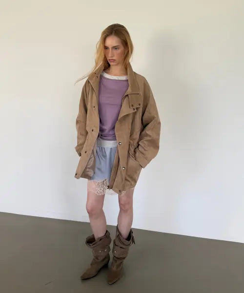 [ASURA] LEGACY STRING JUMPER (SUEDE BEIGE)