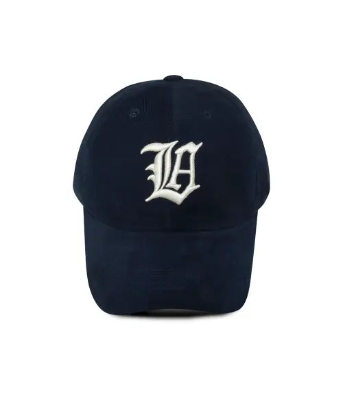 [LIN AVENUE] New LA Bold Cotton Baseball Cap – Navy / 뉴 LA 볼드 코튼 볼캡 - 딥 네이비