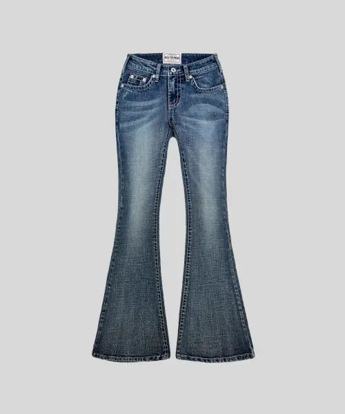 [RULE THE PHASE] Fade Rule Low-Rise Bootcut Denim