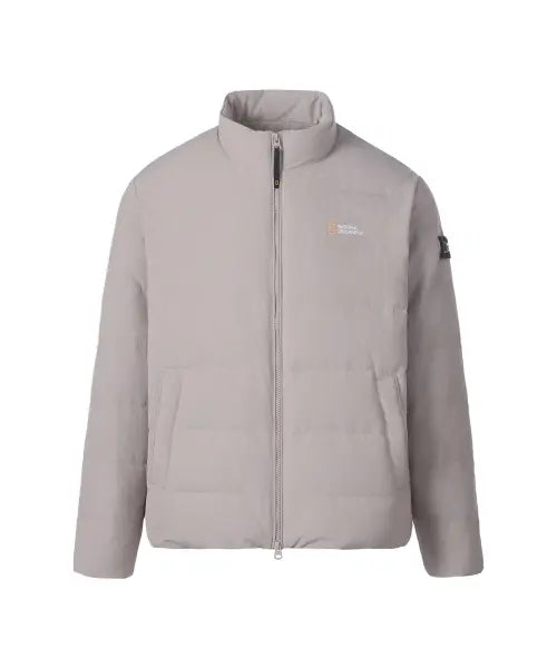 [NATIONALGEOGRAPHIC] Heron Stand Neck Lightweight Goose Down Jumper Beige / 헤론 스탠드넥 경량 구스다운 점퍼 BEIGE