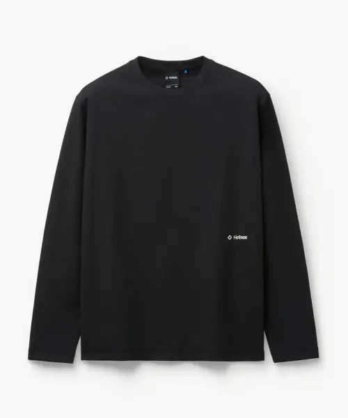 [HELINOX WEAR] Waffle Peak Long Sleeve T-Shirt_Black / 와플 피크 긴팔 티셔츠_Black