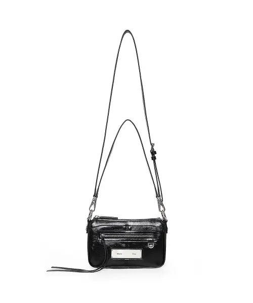 [MATIN KIM] BIKER TWO-WAY MINI BAG IN BLACK