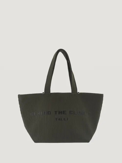 [TALLI] Scent Lettering Bag 26_Khaki / 센트 레터링백26_카키
