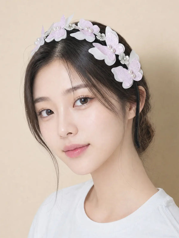 [DAISO] Korean Traditional Butterfly Hairband / 한복 나비 머리띠