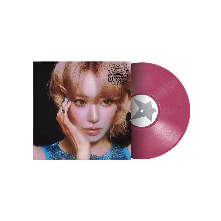 [LE SSERAFIM] 2nd Single Album 'Made My Night' Vinyl (HOT PINK ver.)