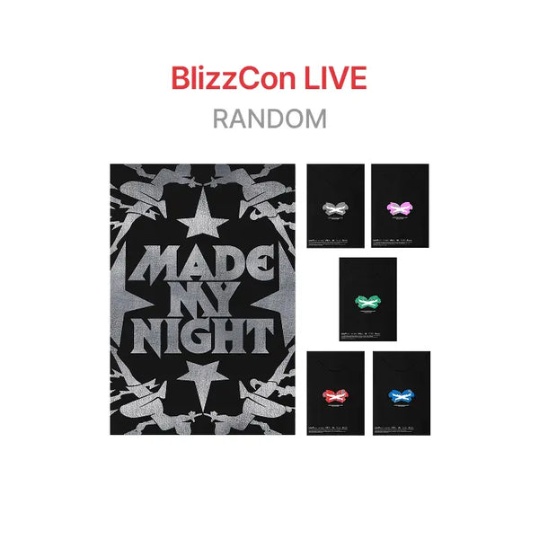[LE SSERAFIM] [BlizzCon LIVE] 2nd Single Album 'Made My Night' (COMPACT ver.) (Random)