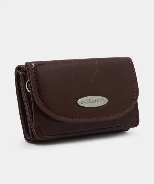 [MATINCOX] Compact Fold Wallet - Chcolate