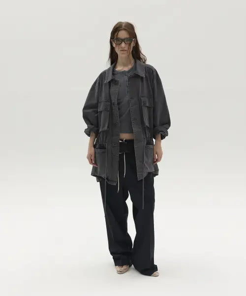 [LCDC™] SAFARI COTTON JACKET (GREY)