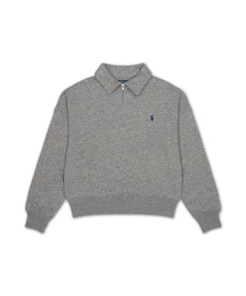 [POLO RALPH LAUREN] KNIT-HALF ZIP-SWEATSHIRT ISLAND FLC-GREY / 라이트웨이트 플리스 쿼터 지퍼-그레이