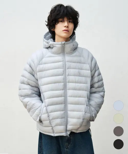 [LEATHERY] Sheer Lightweight Puffer Jacket [4COLOR] / 시어 라이트웨이트 푸퍼 자켓 [4COLOR]