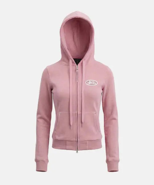 [BADBLOOD] Mystic Capsule Slim-Fit Zip-Up Hoodie - Pink