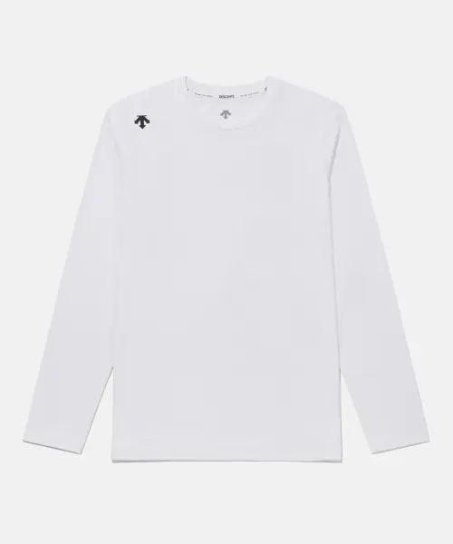 [DESCENTE] Back Graphic Fleece Long Sleeve T-Shirt SQ313XTL91 / 백그래픽 기모 긴팔 티셔츠 SQ313XTL91