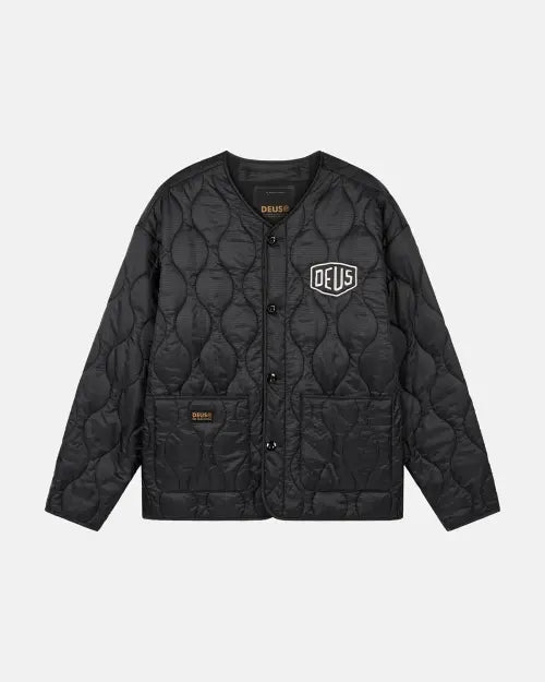 [DEUS EX MACHINA] Seoul College Address Liner Jacket - Black / Seoul College Address Liner Jacket_Black