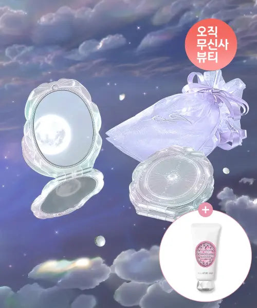 [JILLSTUART BEAUTY] Iridescent Moon Compact Mirror II + Hand Cream 15g Gift Set / 이리데센트 문 컴팩트 미러 Ⅱ+핸드크림 15g증정