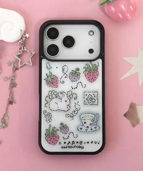 [nineteenfriday] Cozy Berry Room MagSafe Epoxy Case / [+갤럭시] Cozy Berry Room 맥세이프 에폭시 케이스
