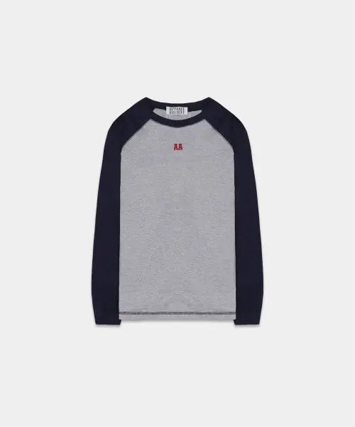 [APPAREL ARCHIVE] Fleur raglan tee - Melange