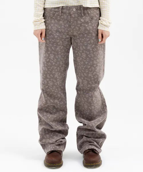 [WEBHOUSE] Twister Cotton Pants - Purple / 트위스터 코튼 팬츠 - 퍼플