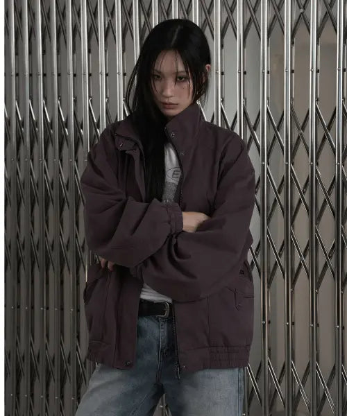 [SWAYGLOW] Utility Woven Work Jumper (PP) / 유틸리티 우븐 워크 점퍼 (PP)