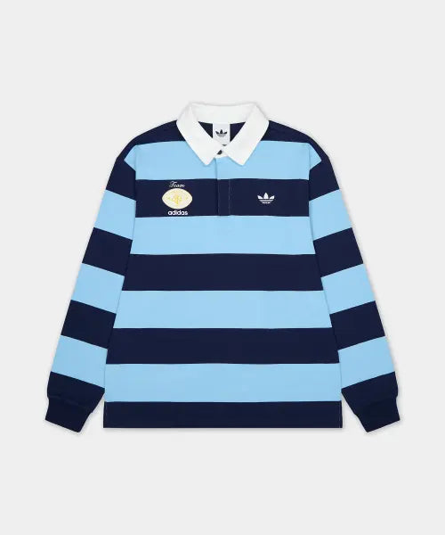 [ADIDAS] RUGBY POLO CLBLUE / 럭비 폴로 셔츠 - 블루 / LC8211