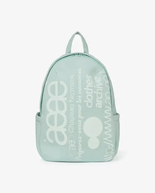[AEAE] WEB LOGO BACKPACK [MINT]