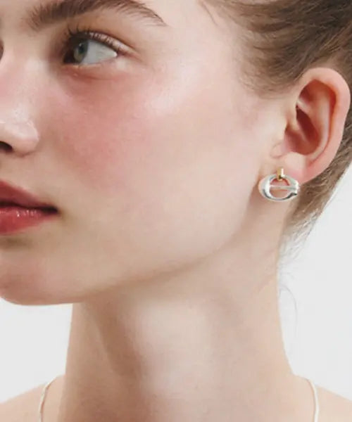 [LOVEMBER] Silver 925 Stud Earrings / [silver 925] e Studs