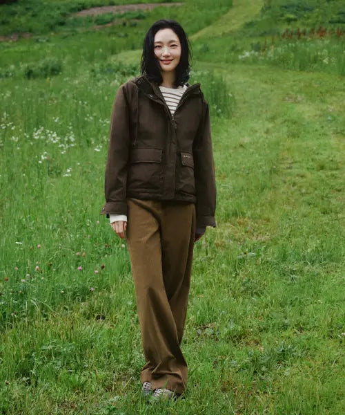 [SNOWPEAK APPAREL] Corduroy Women's Pants (S26FWFPT71) Yellow Khaki / 코듀로이 여성 팬츠 (S26FWFPT71) Yellow Khaki