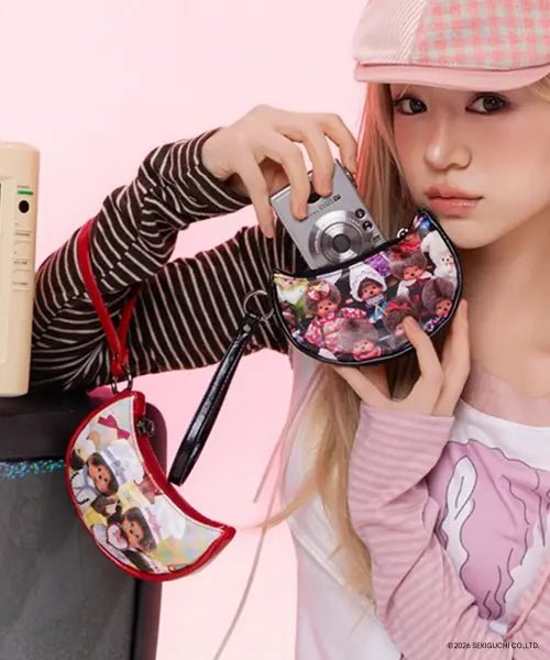 [JOSEPH\u0026STACEY] Bib Pouch Team Monchhichi Black