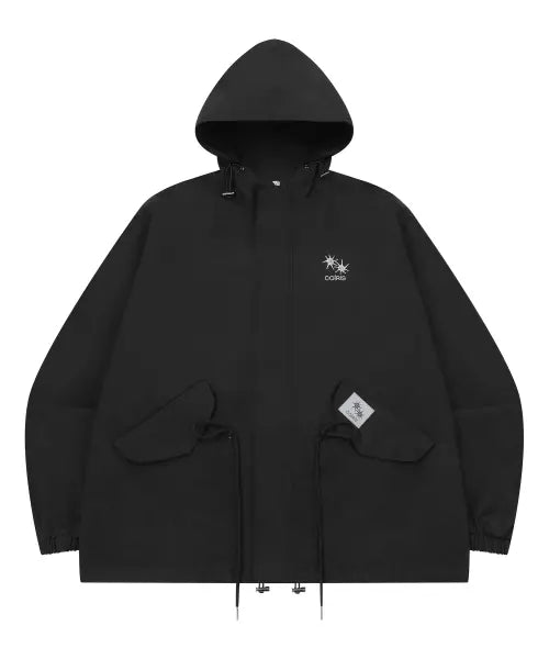 [COIRIS] LENI STRING HOOD FIELD JACKET UNISEX / 레니 스트링 후드 야상 남녀공용